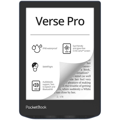 Product Ebook Reader PocketBook Verse Pro Azure base image