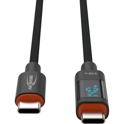 Product Καλώδιο USB Ansmann USB-C/USB-C 120cm > 140 Watt Power Del. 1700-0176 base image