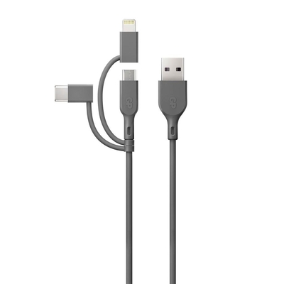 Product Καλώδιο USB GP CY1N Lade & Sync 1m 3in1 USB-A to Micro/USB-C/Light base image
