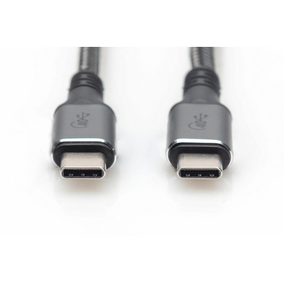 Product Καλώδιο USB Digitus 4.0 Typ-C 1m AL-Case PP braid 8K/60Hz PD3.0 base image