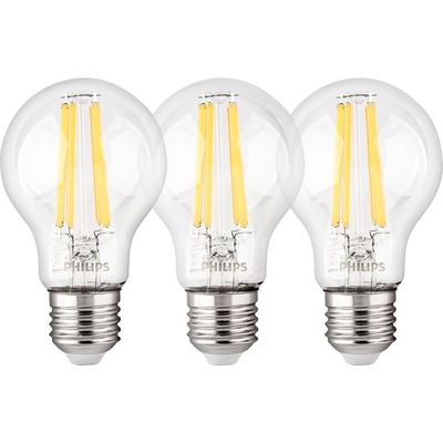 Product Λάμπα LED Philips E27 3-Pack 75W 2700K Filament base image