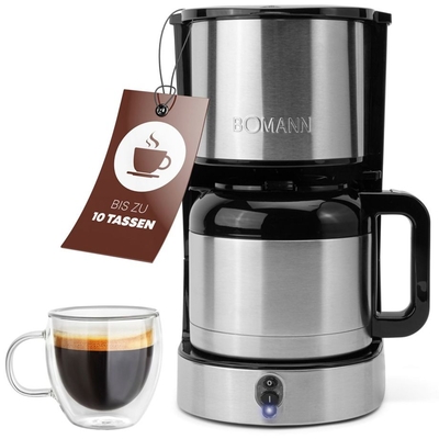 Product Καφετιέρα Φίλτρου Bomann KA 6066 CB 10 Cupsn base image