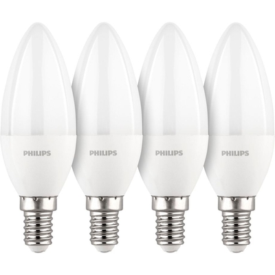 Product Λάμπα LED Philips E14 4-Pack candle 40W 4000K base image
