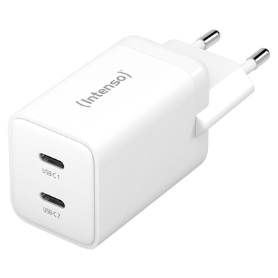 Product Φορτιστής Πρίζας Intenso W40CC GaN white 2x USB-C 40W base image