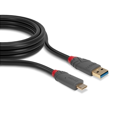Product Καλώδιο USB Lindy Anthra Line - USB-C to USB Type A - 1 m base image