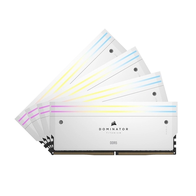Product Μνήμη RAM Σταθερού DDR5 64GB RAM Corsair D5 6000 C36 Dom Titanium RGB K4 base image
