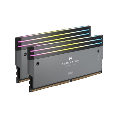 Product Μνήμη RAM Σταθερού DDR5 64GB Corsair Dominator Titanium RGB kit - 2 x 32 GB - DIMM 288-pin - 6000 MHz / PC5-48000 base image