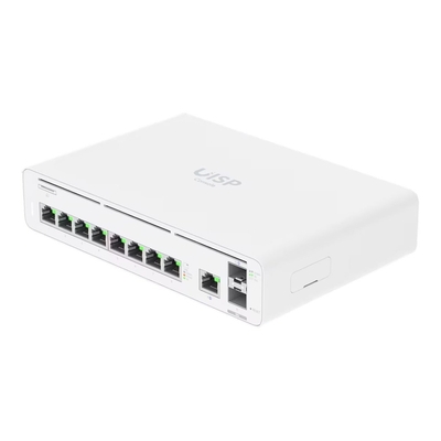 Product Network Switch Ubiquiti Switch UISP - 9 Ports - 9x GE 10/100/1000 - 2x SFP+ base image