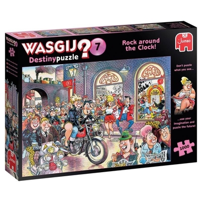 Product Παζλ Jumbo Wasgij Destiny 7 Rock around the Clock 1000 Κομμάτια (81929) base image