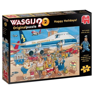 Product Παζλ Jumbo Wasgij Original 2 Happy Holidays 1000 Κομμάτια (81922) base image