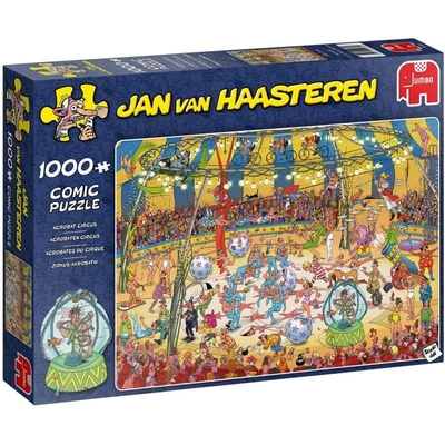 Product Παζλ Jumbo Jan van Haasteren Acrobat Circus 1000 Κομμάτια (19089) base image