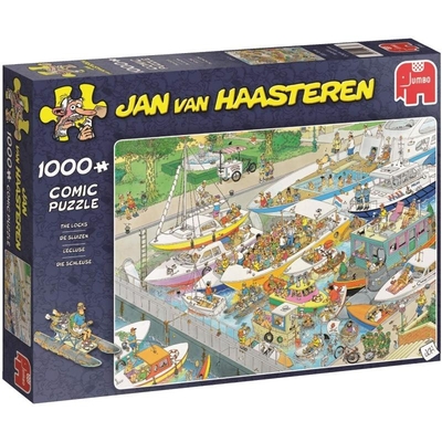 Product Παζλ Jumbo Jan van Haasteren The Docks 1000 Κομμάτια (19067) base image