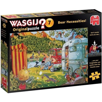 Product Παζλ Jumbo Wasgij Original 7 Bear Necessaties 1000 Κομμάτια (81924) base image