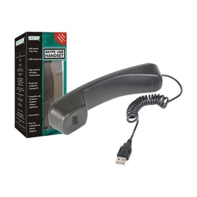 Product USB telephone handset Digitus SKYPE DA-70772 - IP handset base image