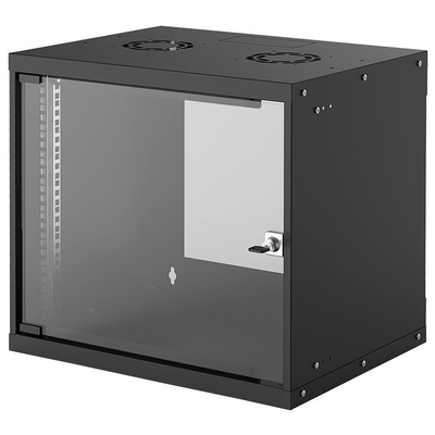 Product Καμπίνα Δικτύου Intellinet Επιτοίχια 19", 9U (540x400), Flatpack, σε μαύρο χρώμα. base image