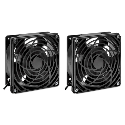 Product Αξεσουάρ για Καμπίνα Δικτύου Intellinet 2-fach roof ventilator for 19" wall distributor base image