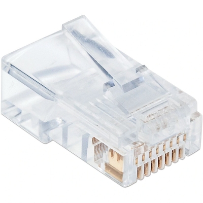 Product Βύσματα Δικτύου Intellinet modular plug RJ45 Cat5e UTP 33-point 100 pieces. base image