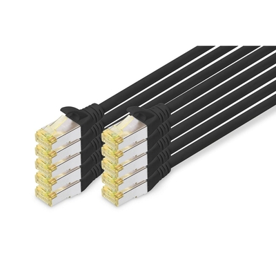 Product Καλώδιο Δικτύου Digitus CAT 6A S/FTP 10 pieces, 2m, Black base image