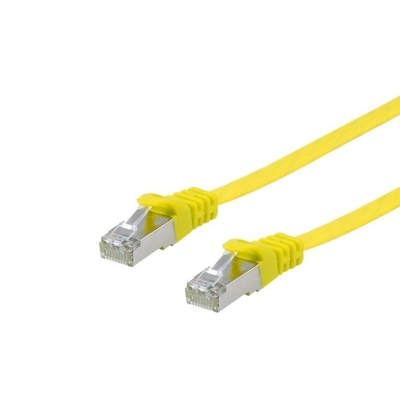 Product Καλώδιο Δικτύου Equip Cat6A U/FTP 2xRJ45 0.50m Yellow Flach LSZH base image