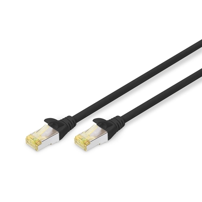 Product Καλώδιο Δικτύου Digitus CAT 6A S/FTP 0,5m, Black base image