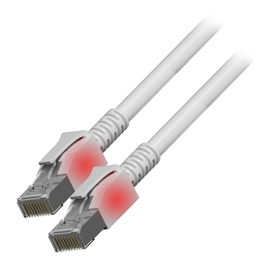 Product Καλώδιο Δικτύου EFB RJ45 S/FTP, Cat.6, VC LED, 2.00m, Gray base image