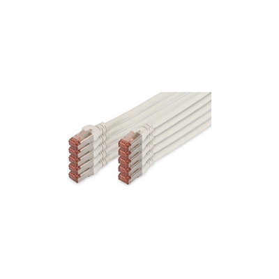 Product Καλώδιο Δικτύου Digitus CAT 6 S/FTP 10 pieces, 2m, White base image