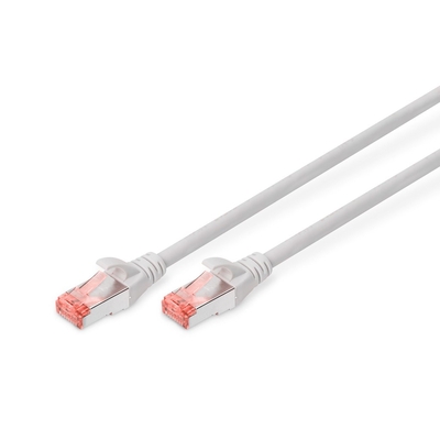 Product Καλώδιο Δικτύου Digitus Cat6 S/FTP 2xRJ45 30.0m Gray Lever protection Polybag base image