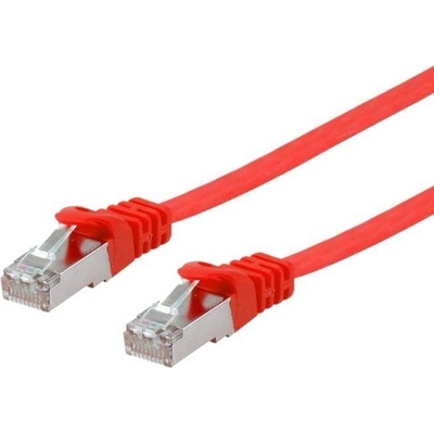 Product Καλώδιο Δικτύου Equip Cat6A U/FTP 2xRJ45 0.50m Red Flach LSZH base image