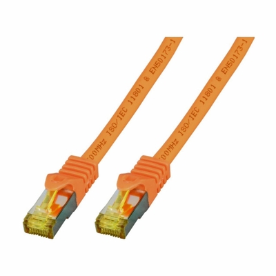 Product Καλώδιο Δικτύου EFB RJ45 S/FTP,Cat.6A,LSZH,Cat.7 Rohk.,7.5m,Orange base image