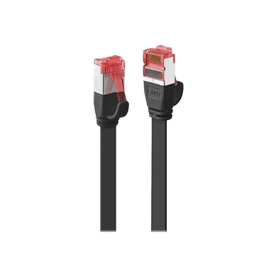 Product Καλώδιο Δικτύου Lindy Cat6 U/FTP flat ribbon Black 1.00m base image