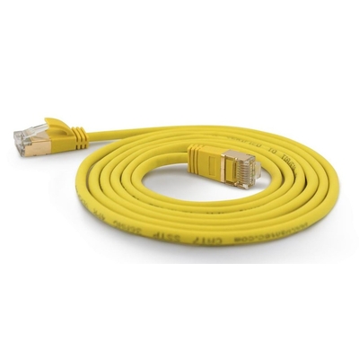 Product Καλώδιο Δικτύου Wantec SSTP CAT7 Ste. CAT6a d=4mm 5,00m Yellow base image