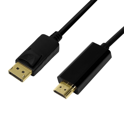 Product Καλώδιο DisplayPort Logilink DP 1.2 to HDMI 1.4 5m black base image