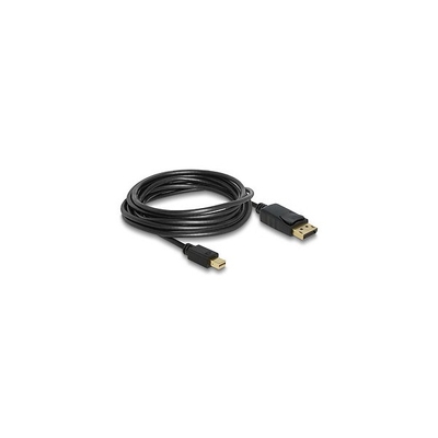 Product Καλώδιο DisplayPort Delock mini DP -> DP M/M 5.00m sw 4K base image