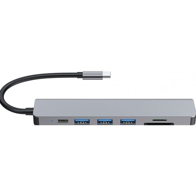 Product Docking Station Equip Dock Type-C->HDMI,3x USB3.0, 100W PD,SD/TF Black base image