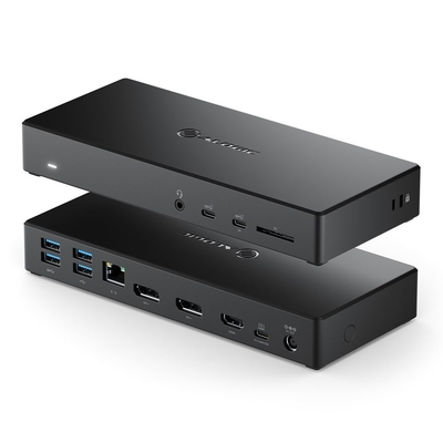 Product Docking Station Alogic Type-C Dreifachanzeige Black base image
