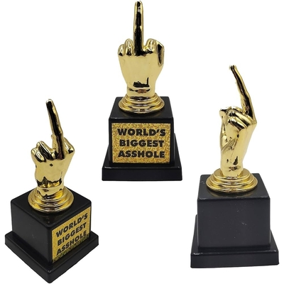 Product Gadget Mad Monkey - TROPHY "World's Biggest Asshole" base image