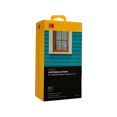 Product Cartridge Kodak Printkartusche 80 Blatt Fotopapier 4,0"x6,0" base image