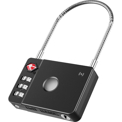 Product Gadget Ultron MiLock luggage lock with apple certified tag black base image