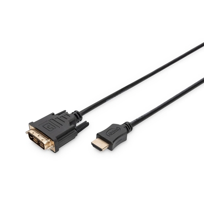 Product Καλώδιο HDMI Digitus A->DVI(18+1) M/M 2.0m Black FullHD base image