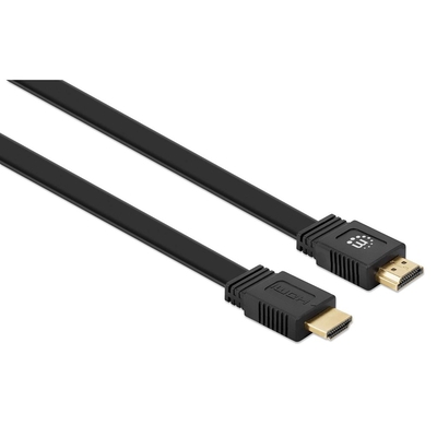 Product Καλώδιο HDMI Manhattan flaches with Ethernet-channel 4K@60HZ 3m base image