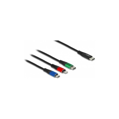 Product Καλώδιo USB Delock Type-C charging 3 in 1 <Lightning/Micro USB/Type-C 1m base image