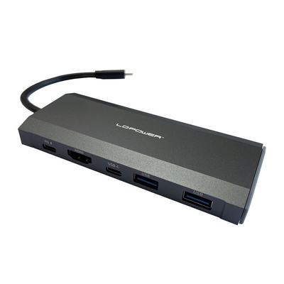 Product Docking Station LC-Power LC-HUB-C-Multi-7-M2 base image