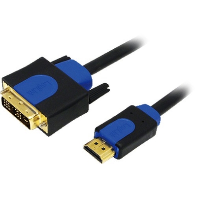Product Καλώδιο HDMI Logilink HDMI-DVI 18+1pin M/M 3.00m sw 1.4 base image