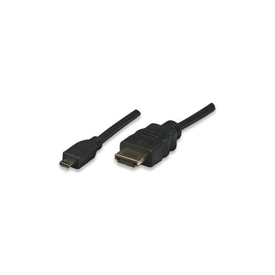 Product Καλώδιο HDMI Techly High Speed with Ethernet-Micro D 3m Black base image