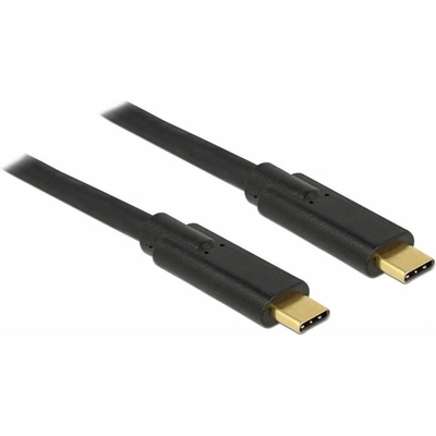 Product Καλώδιo USB Delock 3.1 Gen2 C > C E-Marker 3A 0.5m Black base image