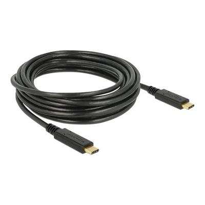 Product Καλώδιo USB Delock 2.0 C > C 4.0m 3A Black base image
