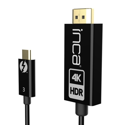 Product Καλώδιο HDMI Inca ITCH-30 2.0 > Typ-C 4K60HZ, Thunderb.3 1,8 base image