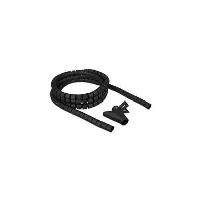 Product Διαχείρισης Καλωδίων Delock spiral hose m. insertion tool 2,5m x 30mm Black base image