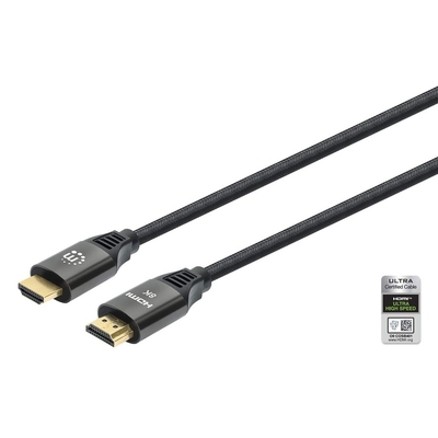 Product Καλώδιο HDMI Manhattan 8K@60Hz with Ethernet-channel St./St. 1m base image