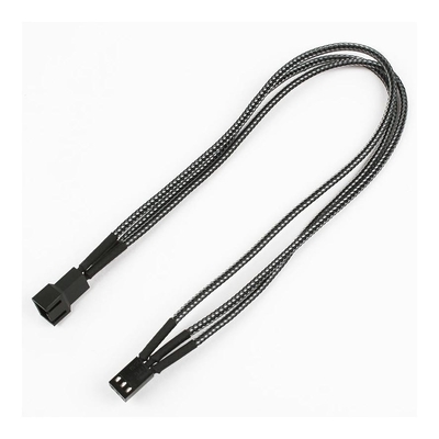 Product Καλώδιo Nanoxia 3-Pin extension, 30 cm, Single, carbon base image